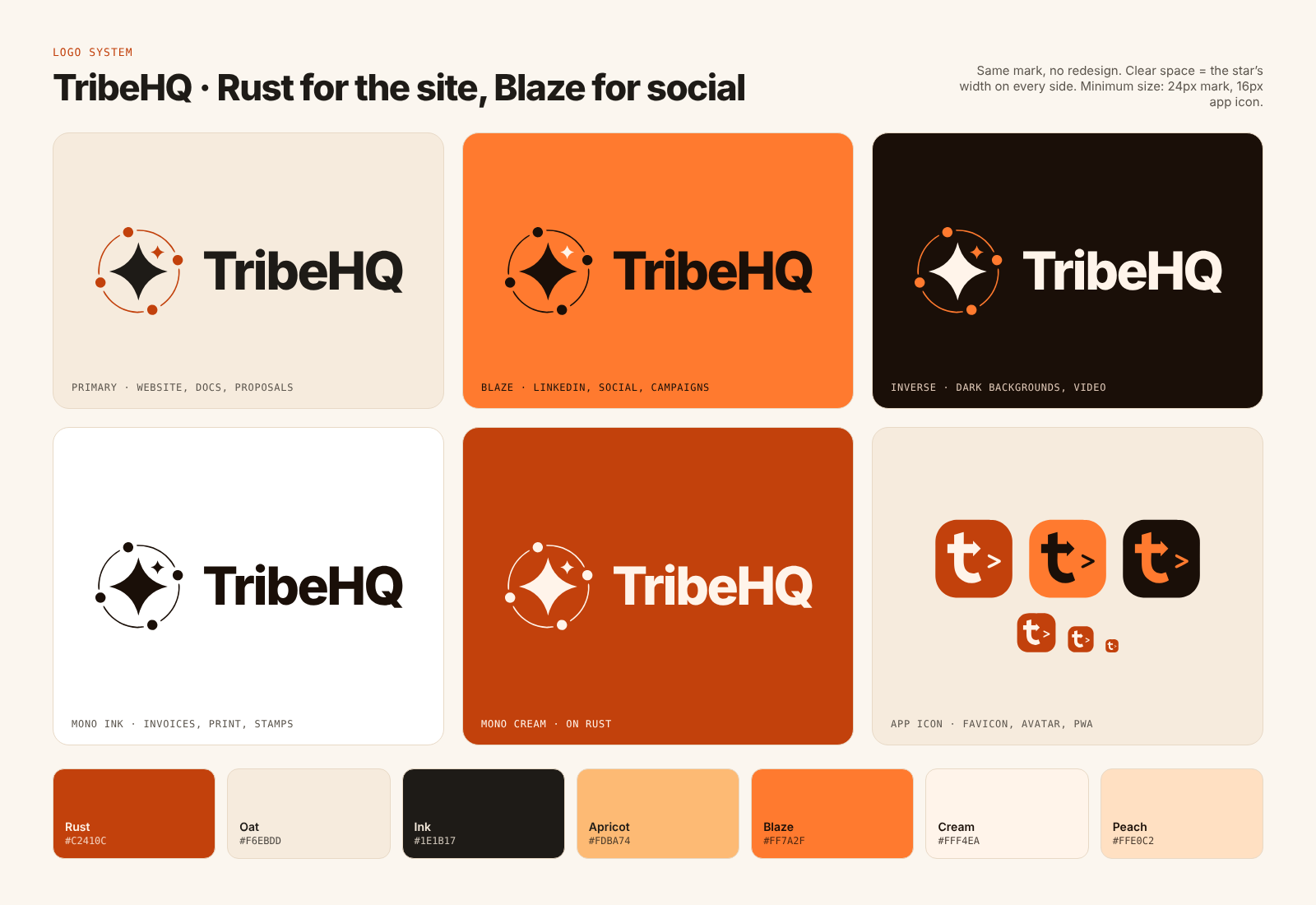 Logo system sheet